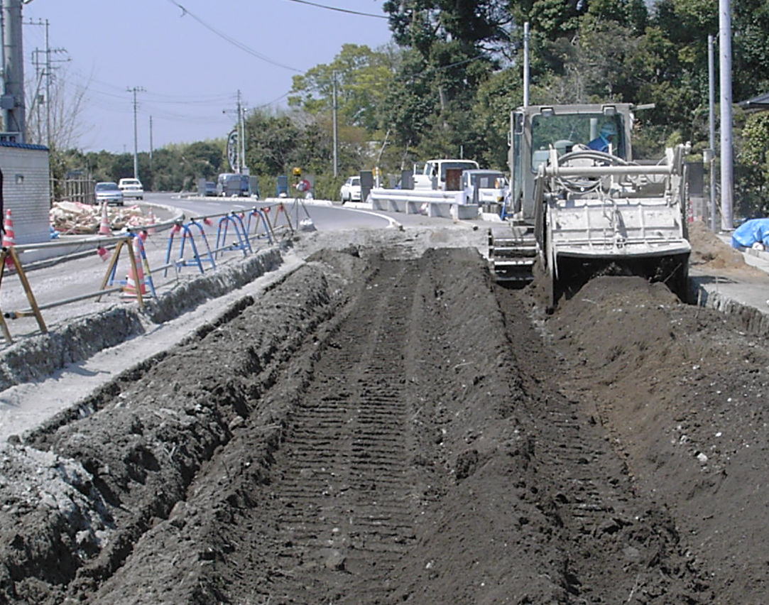 道路改良 地盤改良02